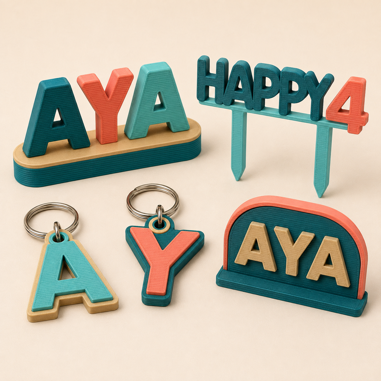 Mini Name Keepsake Stand